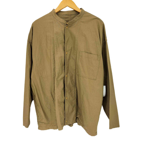 ムジラボ MUJI labo 太番手洗いざらしオックスリバーシブルシャツ メンズ L-XL