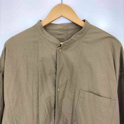 ムジラボ MUJI labo 太番手洗いざらしオックスリバーシブルシャツ メンズ L-XL