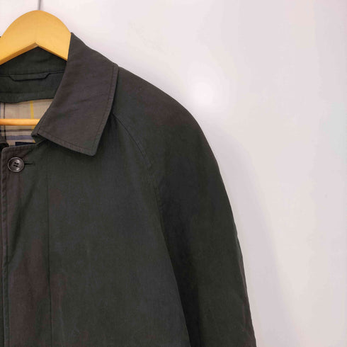 ブルックスブラザーズ BROOKS BROTHERS 裏地チェック 比翼ボタン コットンナイロン ステンカラーコート メンズ US:36
