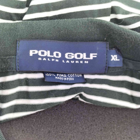 ポロゴルフラルフローレン POLO GOLF RALPH LAUREN スモールポニー刺繍 ボーダーポロシャツ メンズ JPN:XL