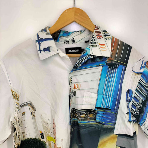 エクストララージ XLARGE LA PHOTO PRINT S/S SHIRT メンズ import:M