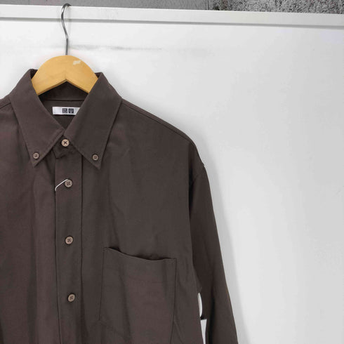 ユニクロユー UNIQLO U 24AW ドレープ シャツ メンズ JPN:M
