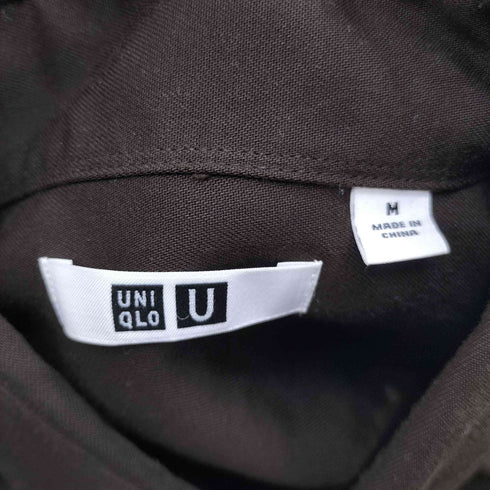 ユニクロユー UNIQLO U 24AW ドレープ シャツ メンズ JPN:M
