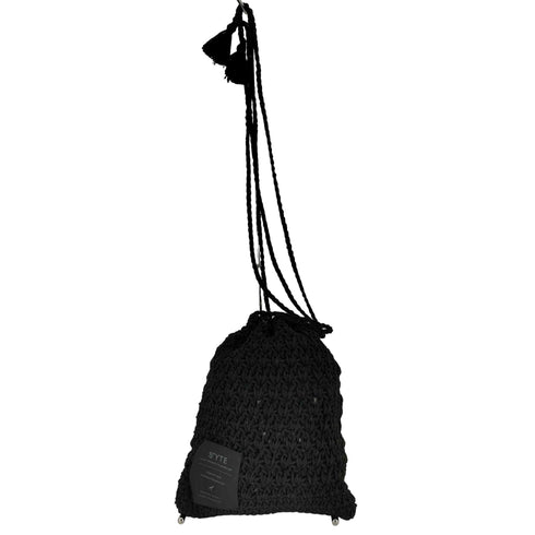 サイトバイヨウジヤマモト syte by Yohji Yamamoto ニット ワンポイント ハンドバッグ レディース