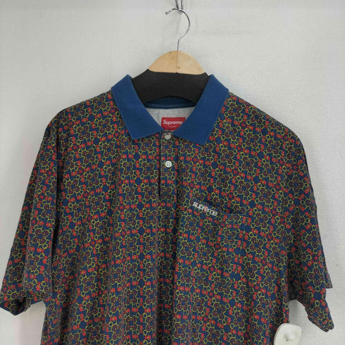 シュプリーム Supreme 18SS BRIDLE PRINT POLO メンズ import:L