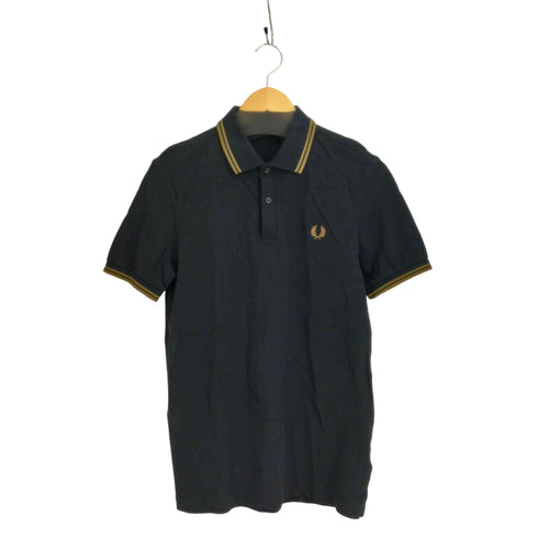 フレッドペリー FRED PERRY ロゴ刺繍 S/S ポロシャツ メンズ import:M
