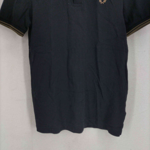 フレッドペリー FRED PERRY ロゴ刺繍 S/S ポロシャツ メンズ import:M