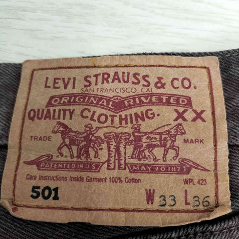 リーバイス Levis 501 ストレートデニムパンツ ボタン裏546刻印 メンズ W33L36