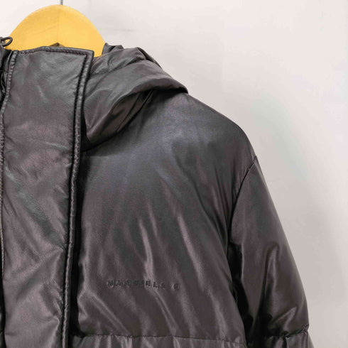 エムエムシックスメゾンマルジェラ MM6 Maison Margiela フェイクレザー ダウンジャケット レディース import:M