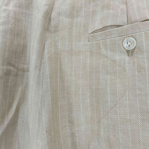 ローレンラルフローレン LAUREN RALPH LAUREN MADE IN USA ストライプリネンスラックス レディース 10P