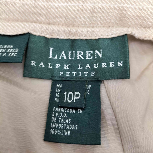 ローレンラルフローレン LAUREN RALPH LAUREN MADE IN USA ストライプリネンスラックス レディース 10P