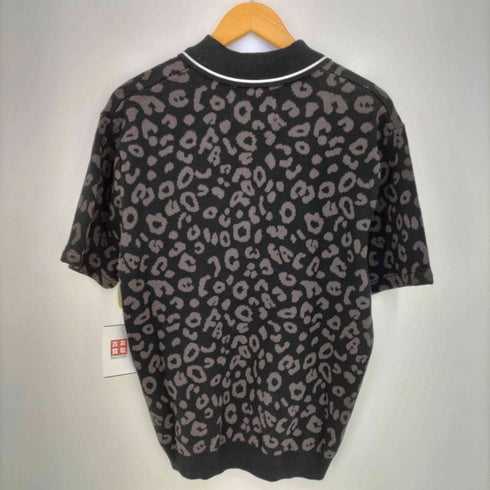 ファッキンオーサム FUCKING AWESOME 26ss FA Leopard Knit Polo メンズ import:L