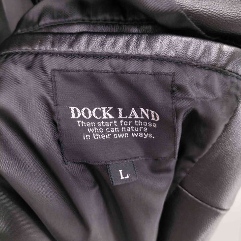 DOCK LAND シープレザー 3B テーラードジャケット メンズ JPN:L
