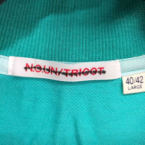 N.O.UN TRICOT 鹿の子 ピケ トラックジャケット メンズ JPN:L