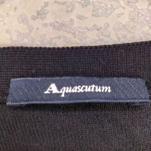 アクアスキュータム AQUASCUTUM ウールコットンカーディガン レディース 0S