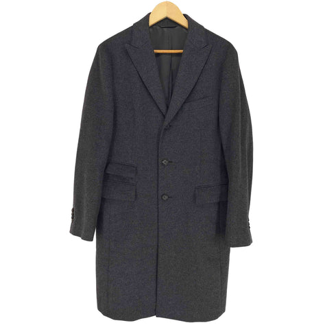 スーツカンパニー THE SUIT COMPANY CASHMERE&WOOL カシミヤ混 シングルチェスターコート メンズ JPN:L
