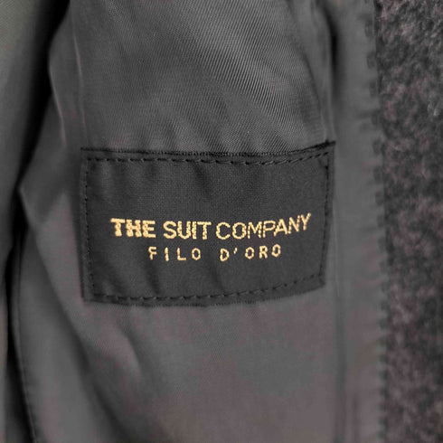 スーツカンパニー THE SUIT COMPANY CASHMERE&WOOL カシミヤ混 シングルチェスターコート メンズ JPN:L