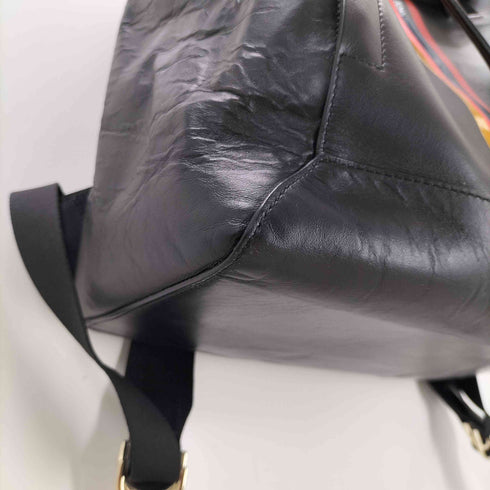 ポールスミス Paul Smith Painted Stripe Leather Backpack メンズ