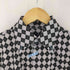 バーバリーブラックレーベル BURBERRY BLACK LABEL ダイヤチェック 半袖 BDシャツ メンズ JPN:3