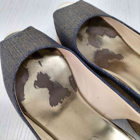 ジミーチュウ JIMMY CHOO オープントゥ ウェッジソール サンダル レディース EUR:36