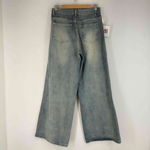 ペイント加工 デニムパンツ レディース