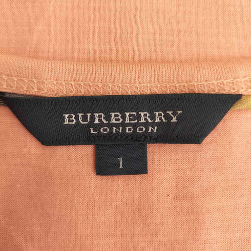 バーバリーロンドン BURBERRY LONDON Y2K ロゴプリント Tシャツ レディース JPN:1