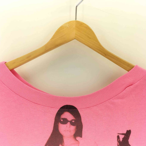 スカルプター SCULPTOR フロント ビジュー プリント クルーネックTシャツ Y2K レディース M