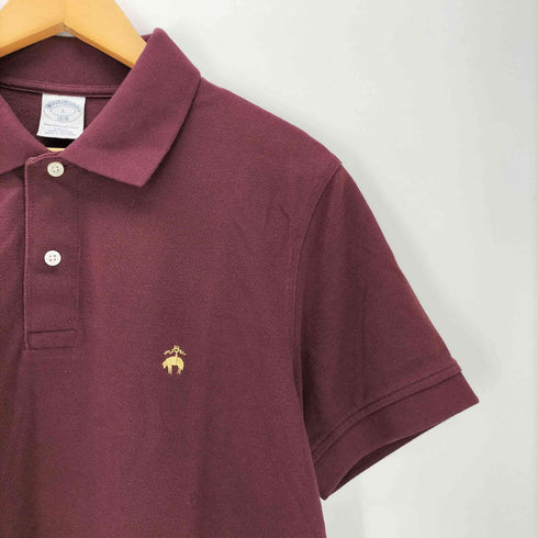 ブルックスブラザーズ BROOKS BROTHERS 1818 PERFORMANCE POLO GFロゴ 刺繍 レディース import:L