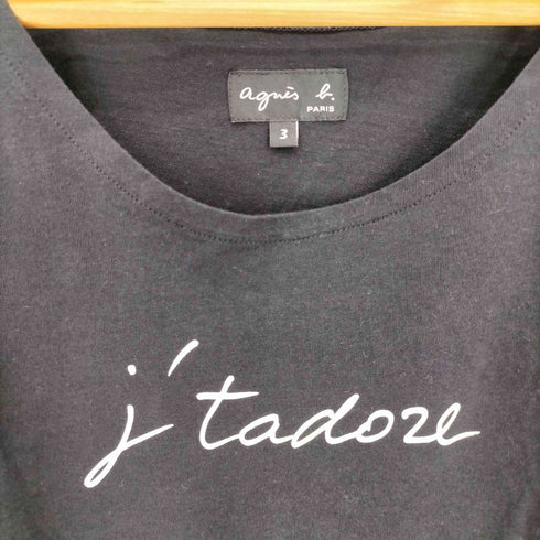 アニエスベー agnes b. PARIS J’tadore プリント Tシャツ レディース 3