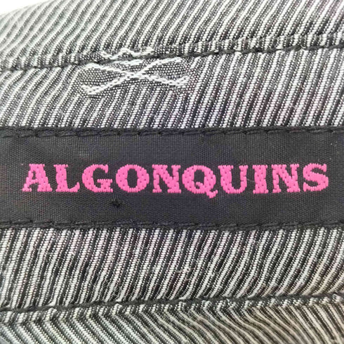 アルゴンキン ALGONQUINS スタッズ ストライプ柄 ロングスリーブ シャツ Y2K レディース FREE