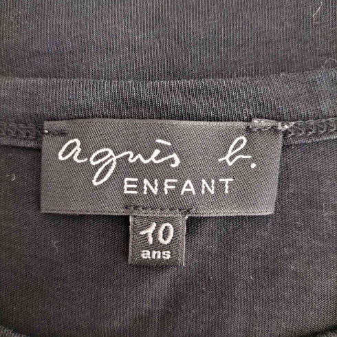 アニエスベーアンファン agnes b. ENFANT モノトーン フォトプリント Tシャツ レディース イ0