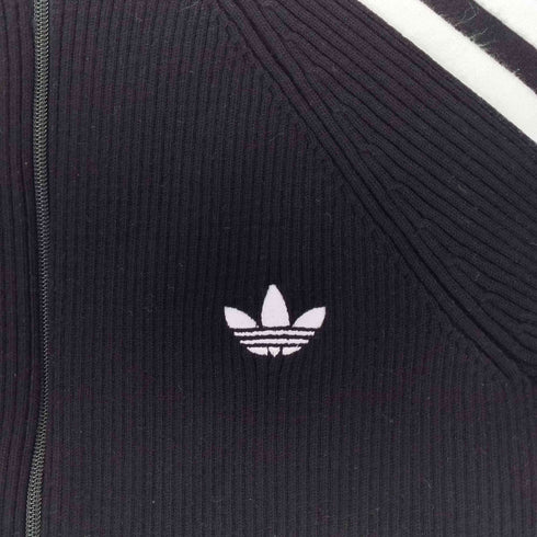 アディダスオリジナルス adidas Originals スリーストライプス スリム ニット トラックトップ レディース XS