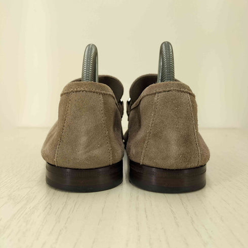 エルメネジルドゼニア Ermenegildo Zegna スエード ビットローファー メンズ US:6.5