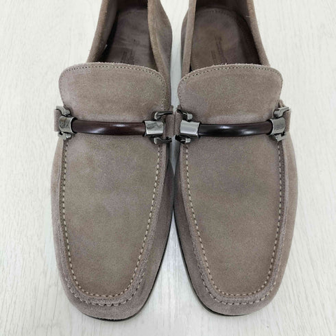 エルメネジルドゼニア Ermenegildo Zegna スエード ビットローファー メンズ US:6.5