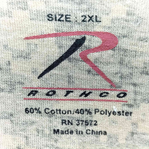 ロスコ ROTHCO デジタルカモ 迷彩 Tシャツ メンズ 2XL