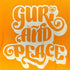 GURI AND PEACE フロント プリント ノースリーブ タンクトップ レディース M