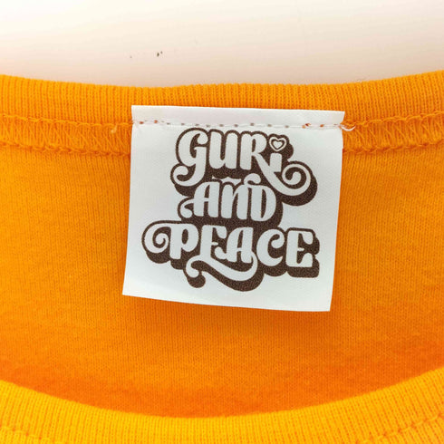 GURI AND PEACE フロント プリント ノースリーブ タンクトップ レディース M