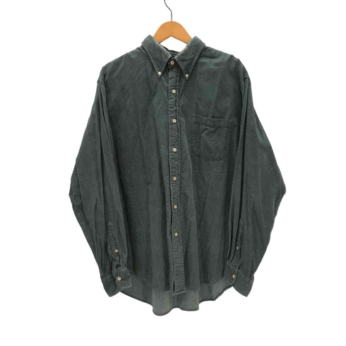 ランズエンド LANDS END ボタンダウン コーデュロイシャツ メンズ XL