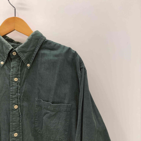 ランズエンド LANDS END ボタンダウン コーデュロイシャツ メンズ XL