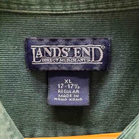 ランズエンド LANDS END ボタンダウン コーデュロイシャツ メンズ XL