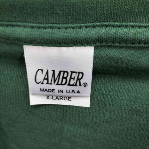 キャンバー CAMBER USA製 へビーウエイト クルーネック 半袖 Tシャツ メンズ import:XL