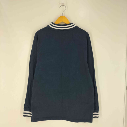 チャンピオン Champion ロゴ刺繍 リブライン モックネック トレーナー スウェット メンズ import:XL
