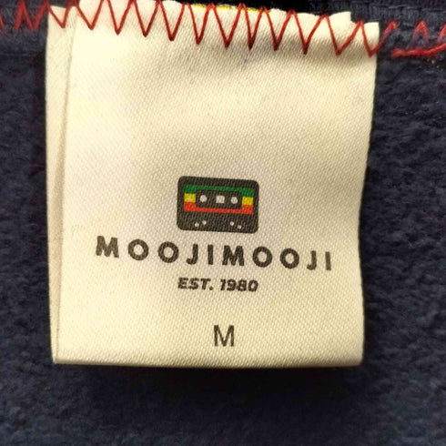 MOOJIMOOJI ダメージ加工 フェード フーディー メンズ M