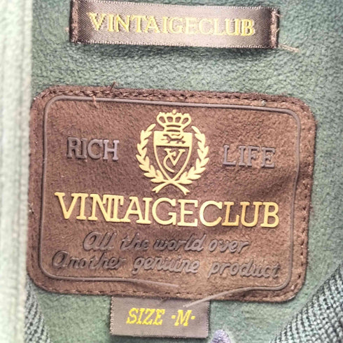 VINTAGE CLUB ジップ アップ ジャケット メンズ M