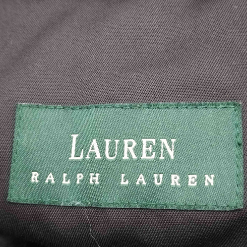 ローレンラルフローレン LAUREN RALPH LAUREN 裏地キルティング ライナー付き ガンフラップ バルマカーン ステンカラー ロング コート レディース 40L