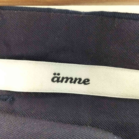 amne ベルト付き コットン ワンタック スラックスパンツ メンズ 2