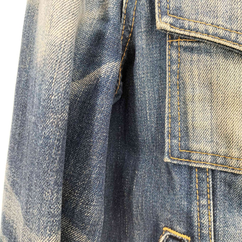 TOP REBEL USED加工 デニムジャケット メンズ