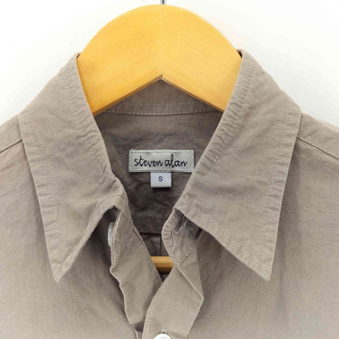 スティーブンアラン Steven Alan T/W TWILL OPEN COLLAR シャツ メンズ S