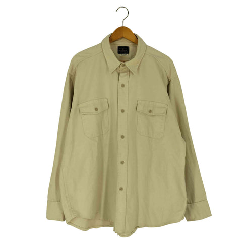 DEERSKIN USA製 シャモアクロス レギュラーカラーシャツ メンズ 2X-LARGE