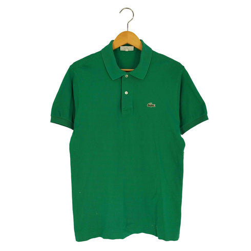 シュミーズラコステ CHEMISE LACOSTE ロゴ刺繍 鹿の子 半袖ポロシャツ メンズ JPN:4